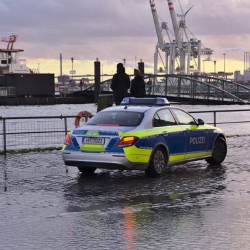 Sturmflut in Hamburg: Fischmarkt erneut unter Wasser