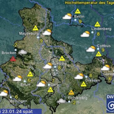 Sachsen-Anhalt Wetter am Dienstag