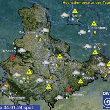 Sachsen-Anhalt Wetter am Donnerstag