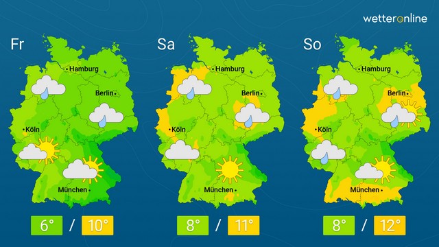 Nächste Woche mild gegen kalt