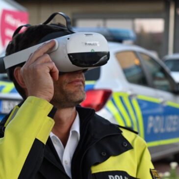 Verkehrsprävention: Virtuell-Reality-Brillen bei der Landespolizei