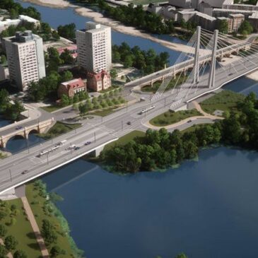 Kaiser-Otto-Brücke für alle Verkehrsarten freigegeben / Oberbürgermeisterin eröffnet feierlich den Ersatzneubau Strombrückenzug