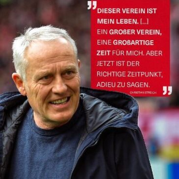Bundesliga News: Kulttrainer Christian Streich hört zum Saisonende auf
