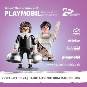 Große Geschichte in klein: PLAYMOBIL-Ausstellung im Elbauenpark