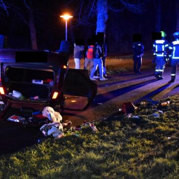 Verkehrsunfall im Stadtpark Rotehorn