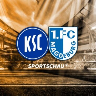 Sportschau live Spielende 93. Spielminute: Karlsruher SC gewinnt gegen 1. FC Magdeburg mit 7:0