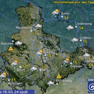 Sachsen-Anhalt Wetter am Samstag