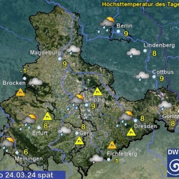 Sachsen-Anhalt Wetter am Sonntag