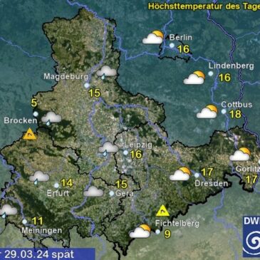 Sachsen-Anhalt Wetter am Freitag