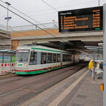 Haltestelle Hauptbahnhof / Kölner Platz wird ab Montag um einige Meter verlegt