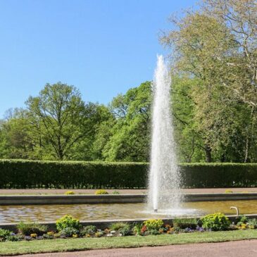 Springbrunnen und Wasserspiele sprudeln wieder / 31.500 Euro aus Sponsoring und Spenden