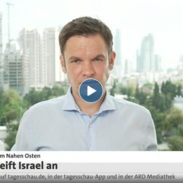 Eskalation in Nahost: Christian Limpert in Tel Aviv zur aktuellen Lage in Israel