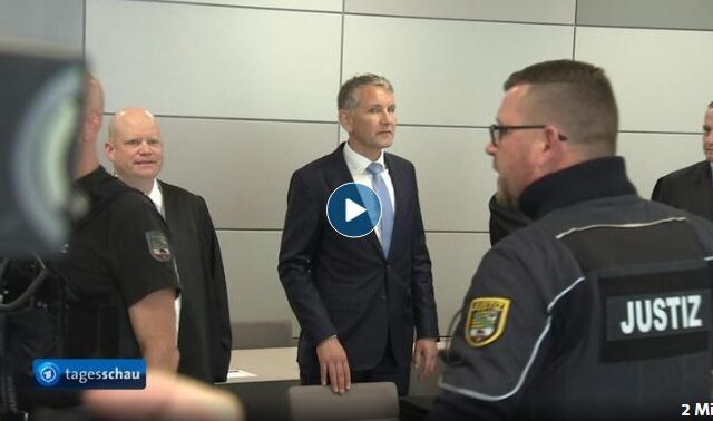 Prozess gegen AfD-Politiker: Höcke muss sich vor Gericht verantworten