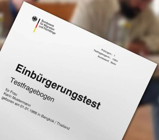Mitteldeutsche Zeitung: Einbürgerungstest soll neue Fragen zu jüdischem Leben und Antisemitismus erhalten