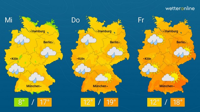 Aprilwetter mit Frühsommerkapriolen