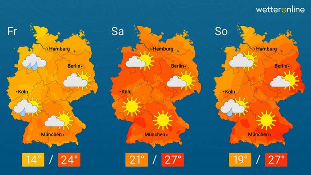 Erst frühsommerlich, dann kühler