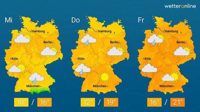 Neue Wärme zum Wochenende