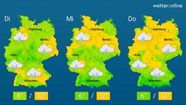 Höhenkaltluft bringt Aprilwetter