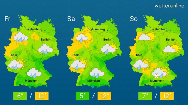 Aprilwetter bleibt noch eine Weile