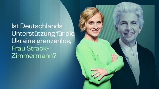 CAREN MIOSGA heute um 21:45 Uhr im Ersten: Ist Deutschlands Unterstützung für die Ukraine grenzenlos?