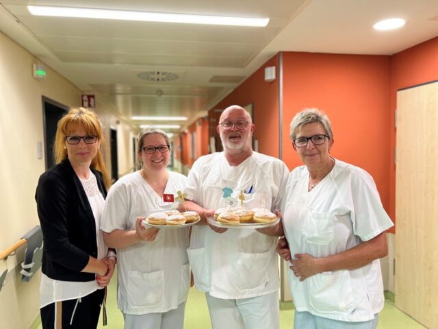 Heute in der Helios Bördeklinik: Süßer Dank für ein Engagement rund um die Uhr, an jedem Tag – Tag der Pflege