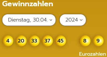 Eurojackpot: Zahlen & Quoten der Dienstags-Ziehung / 250.246 Euro gehen nach Sachsen-Anhalt