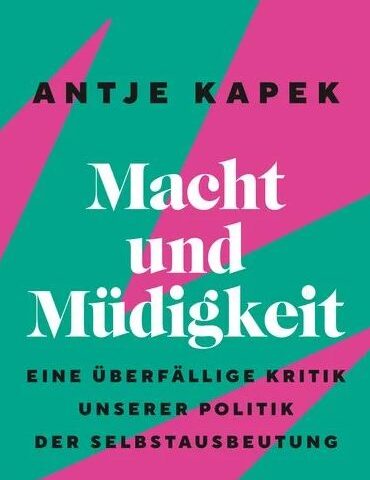Volksbad Buckau: Lesung mit Antje Kapek aus ihrem Buch „Macht und Müdigkeit“