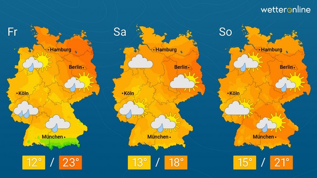 Zunächst kühler und wechselhaft