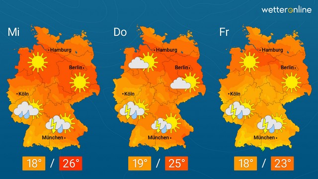 Wetter bis Pfingsten zweigeteilt