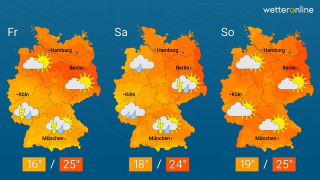 Tiefs bringen weiterhin viel Regen