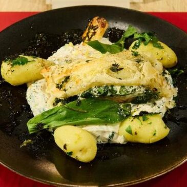 Die Küchenschlacht: Lachs im Blätterteig mit Schnittlauchrahm vom 10. Mai 2024