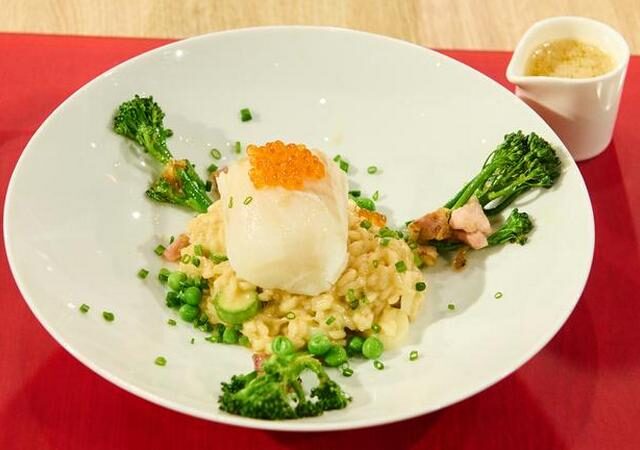 Die Küchenschlacht: Sous-vide gegarter Kabeljau mit Beurre monté vom 24. Mai 2024