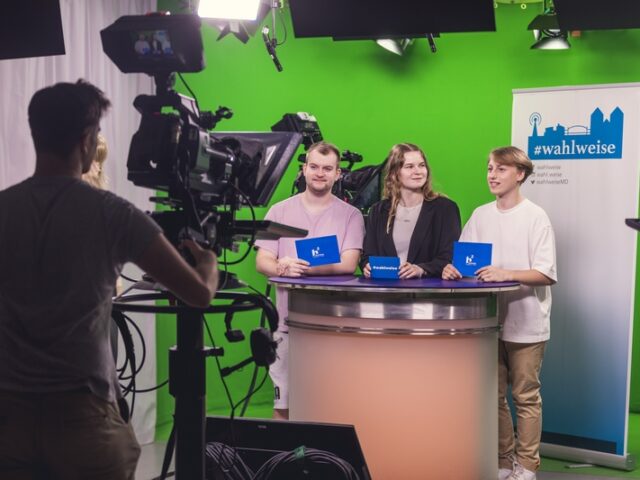 Wahltag 9. Juni: Studentische Livesendungen aus dem Magdeburger Rathaus