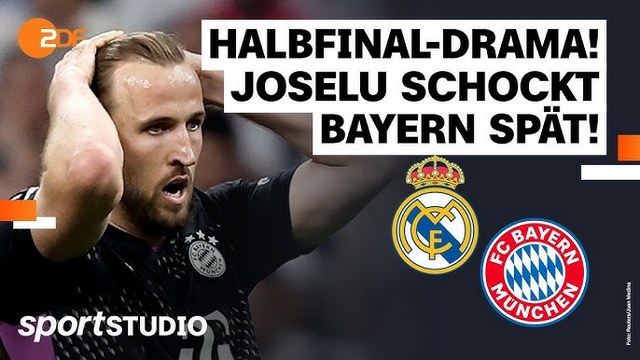 Highlights: Real Madrid – FC Bayern München | UEFA Champions League 2023/24, Halbfinale | sportstudio
