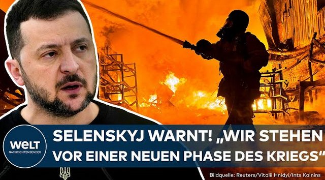 PUTINS KRIEG: Selenskyj warnt vor neuer Kriegsphase! Heftiger Gleitbomben-Angriff auf Charkiw