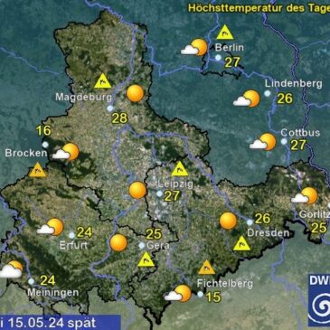 Sachsen-Anhalt Wetter am Mittwoch