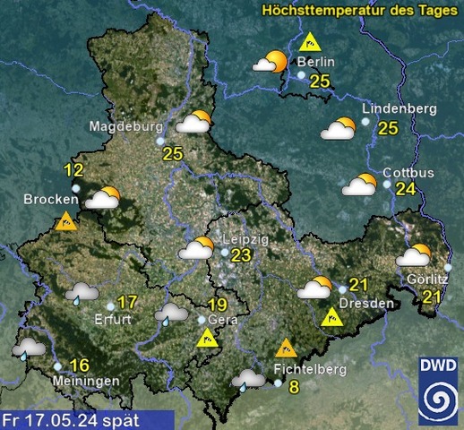 Sachsen-Anhalt Wetter am Freitag