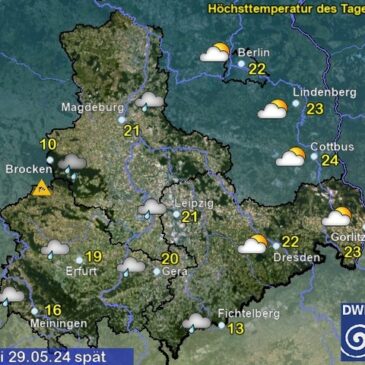 Sachsen-Anhalt Wetter am Mittwoch