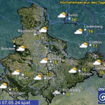 Sachsen-Anhalt Wetter am Dienstag