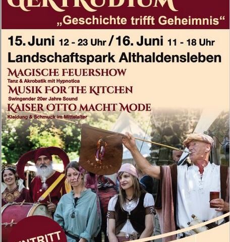 Mittelalter trifft Goldene Zwanziger: Was es am 15. und 16. Juni beim Haldensleber Gertrudium zu erleben gibt