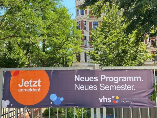 Neues Programm der Volkshochschule Magdeburg / Angebot von über 300 Kursen