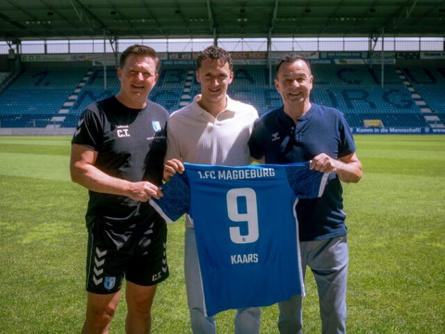1. FC Magdeburg verpflichtet Stürmer Martijn Kaars