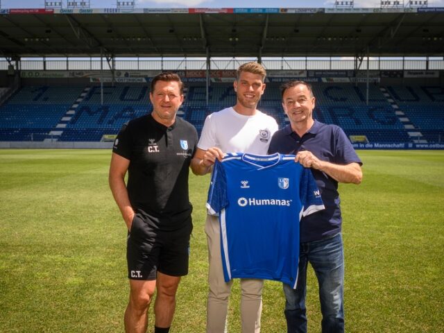 1. FC Magdeburg verpflichtet Marcus Mathisen / Innenverteidiger stand zuletzt beim SV Wehen Wiesbaden unter Vertrag