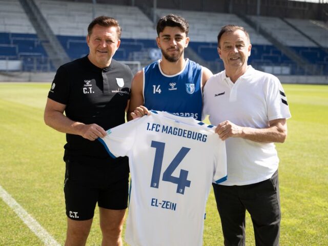 1. FC Magdeburg verpflichtet Abu-Bekir Ömer El-Zein / 21-Jähriger Mittelfeldspieler stand zuletzt beim SV Sandhausen unter Vertrag