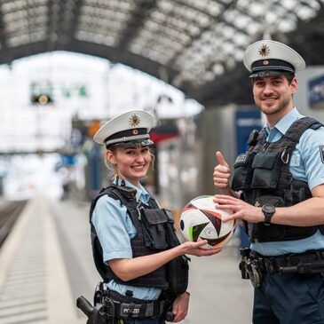 Anlässlich der Fußball-EM 2024: Bundespolizei in Sachsen-Anhalt gibt Hinweise für sichere Reise mit der Bahn