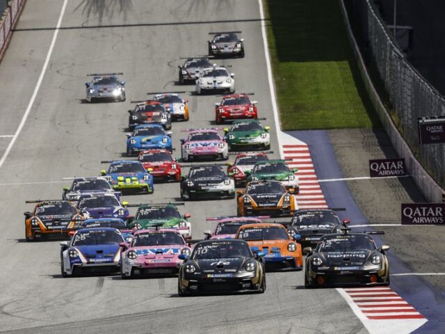 Porsche Mobil 1 Supercup in Spielberg (Österreich): Larry ten Voorde gewinnt auch das dritte Supercup-Saisonrennen