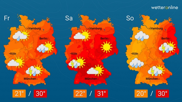 Nach schweren Gewittern deutlich kühler