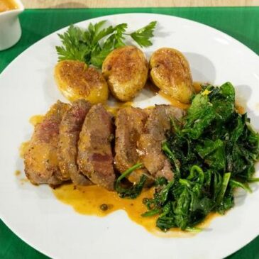 Die Küchenschlacht: Venezianisches Fächer-Steak mit Pfeffersauce vom 28. Juni 2024