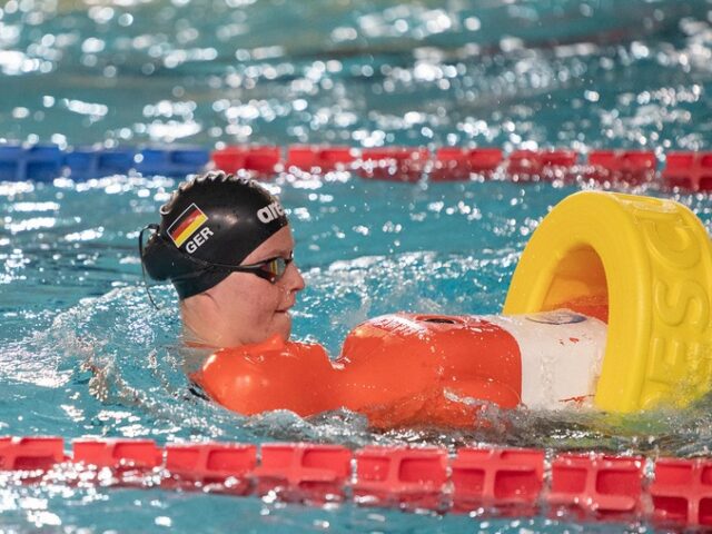 Haseloff besucht Freiwasser-Wettkämpfe der Junioren-Europameisterschaft im Rettungsschwimmen am Geiseltalsee