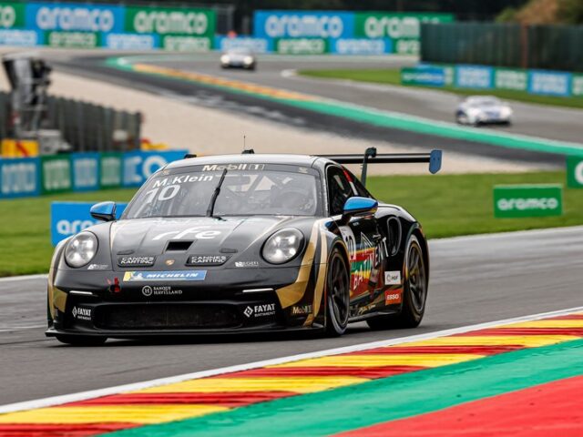 Qualifying, Porsche Mobil 1 Supercup, 6. Lauf in Spa-Francorchamps (Belgien): Zwei Fahrer aus dem Team Schumacher CLRT starten aus der ersten Reihe